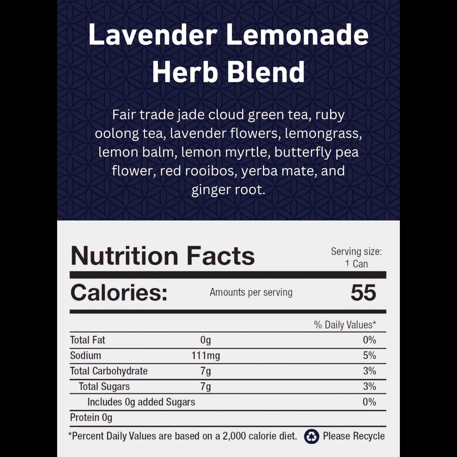 Lavender Lemonade Kombuchade kombucha and electrolytes sport drink nutrition facts and ingredients