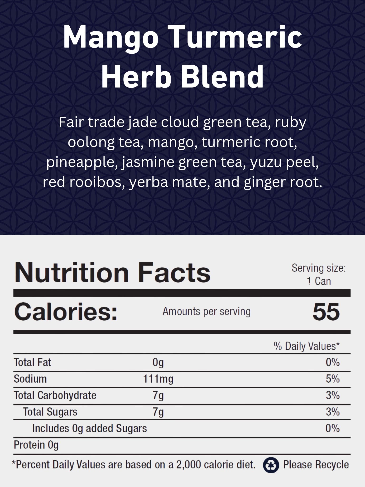 Mango Turmeric Kombuchade kombucha and electrolytes sport drink nutrition facts and ingredients