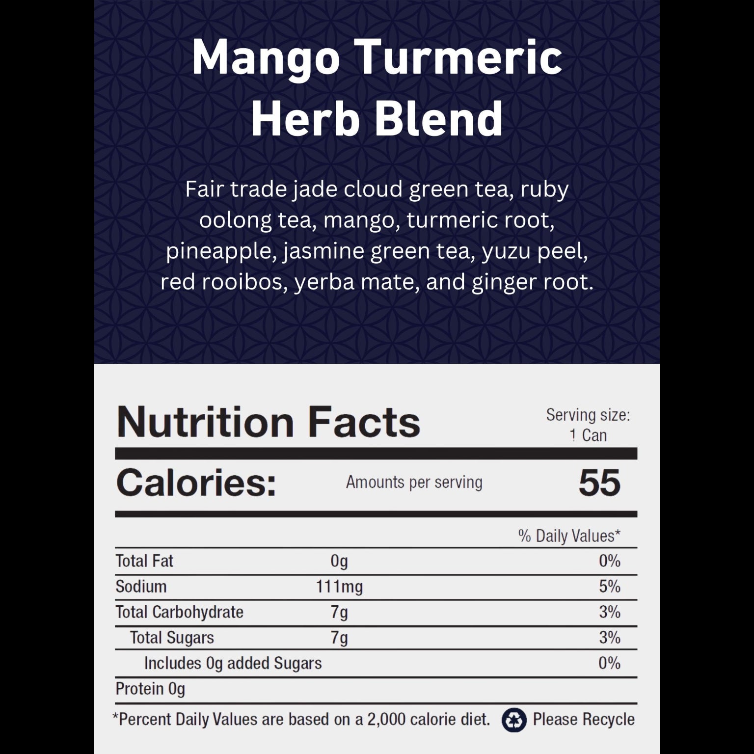 Mango Turmeric Kombuchade kombucha and electrolytes sport drink nutrition facts and ingredients