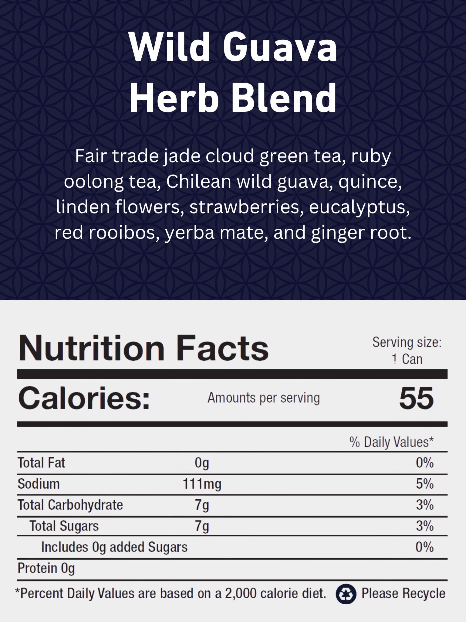 Wild Guava Kombuchade kombucha and electrolytes sport drink nutrition facts and ingredients