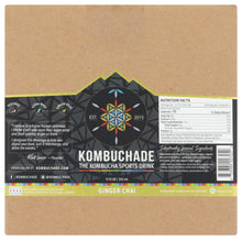 Load image into Gallery viewer, Case of Ginger Chai Kombuchade - 12 x 12oz Bottles

