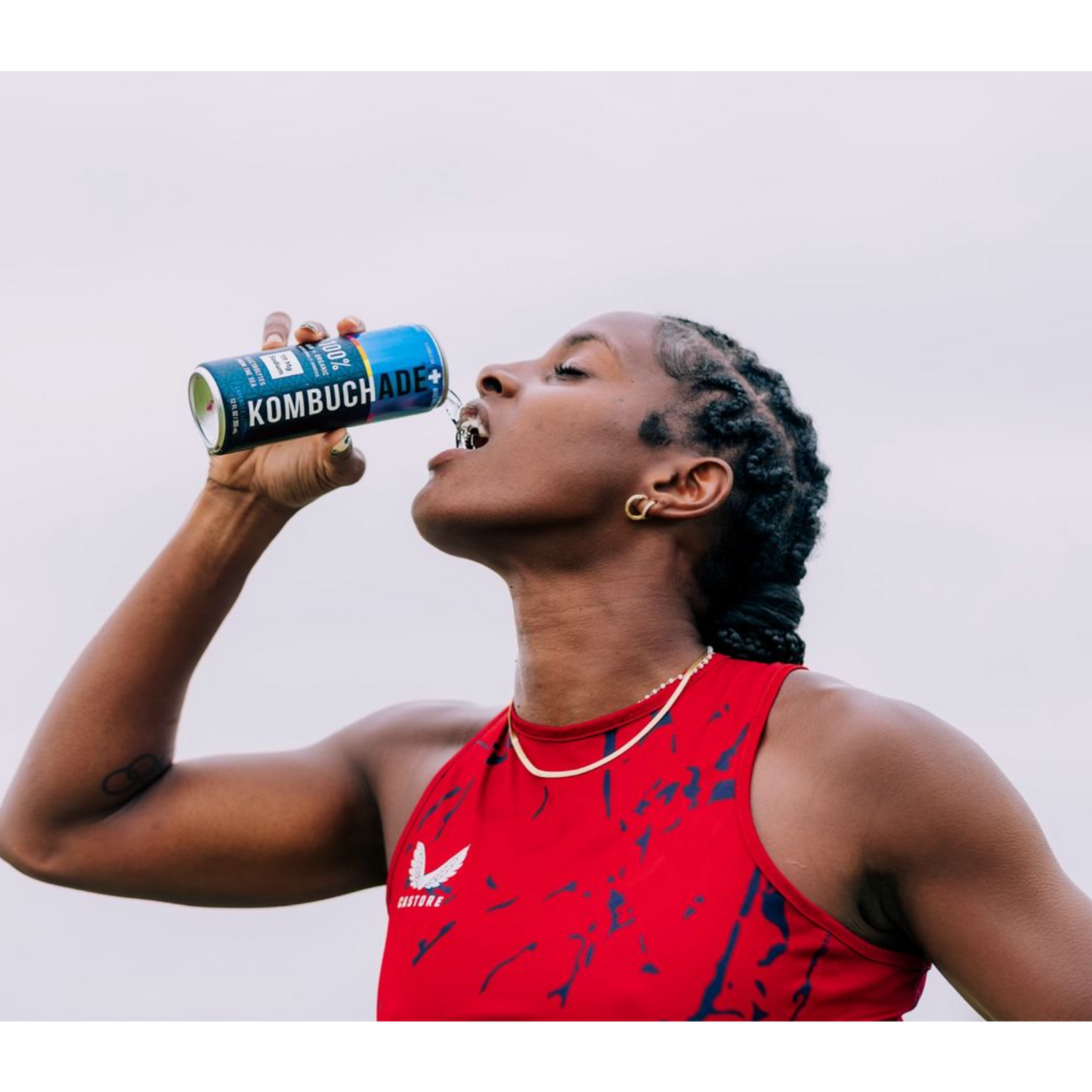 Rugby Olympian Naya Tapper Drinks Kombuchade